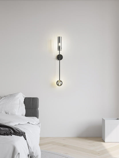 Eclat Vertica Wall Lamp | Brass & Glass | G9