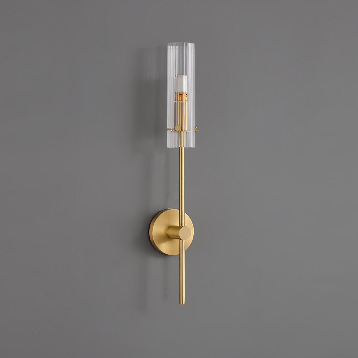 Eclat Vertica Wall Lamp | Brass & Glass | G9