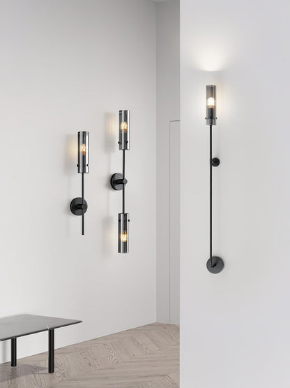 Eclat Vertica Wall Lamp | Brass & Glass | G9