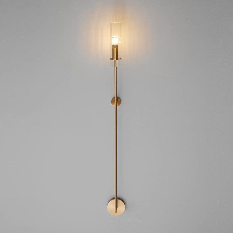 Eclat Vertica Wall Lamp | Brass & Glass | G9