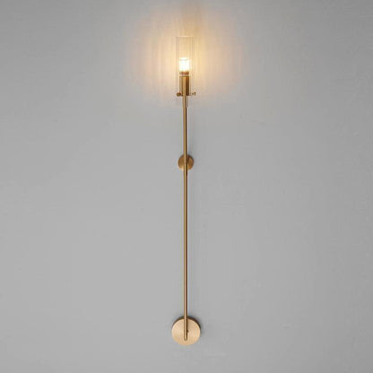 Eclat Vertica Wall Lamp | Brass & Glass | G9
