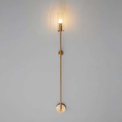 Eclat Vertica Wall Lamp | Brass & Glass | G9