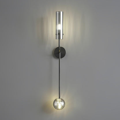 Eclat Vertica Wall Lamp | Brass & Glass | G9