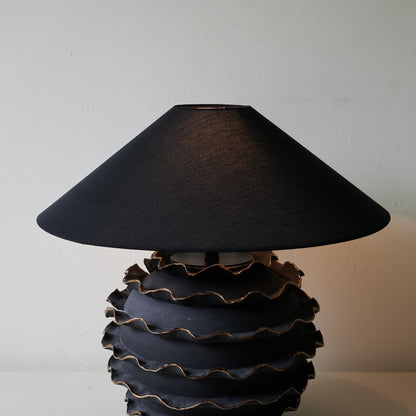 Eclipse Table Lamp | Ceramic Base | Black Shade