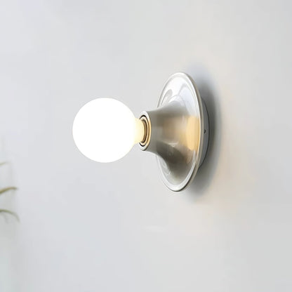 Eclipta Wall Sconce | Metal & Glass | Black, White, Gold, Yellow, Red, Nickel
