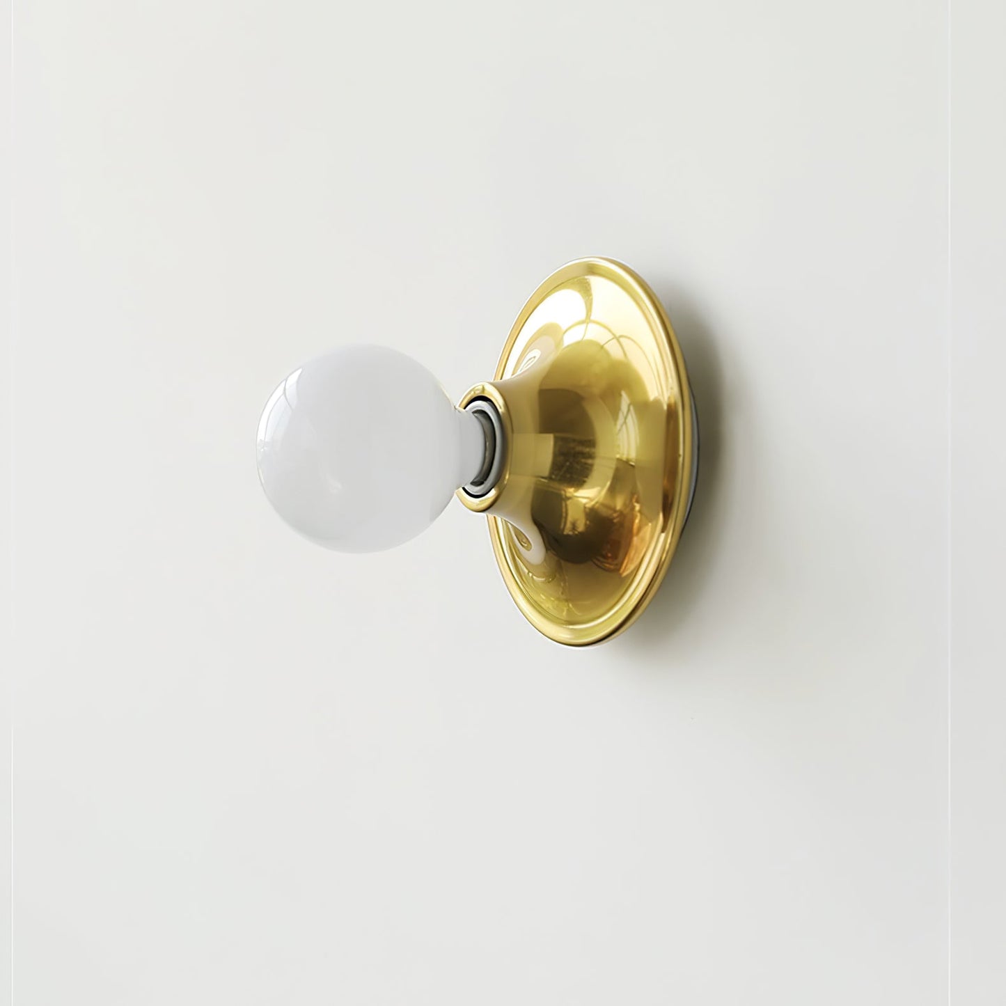 Eclipta Wall Sconce | Metal & Glass | Black, White, Gold, Yellow, Red, Nickel