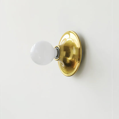 Eclipta Wall Sconce | Metal & Glass | Black, White, Gold, Yellow, Red, Nickel