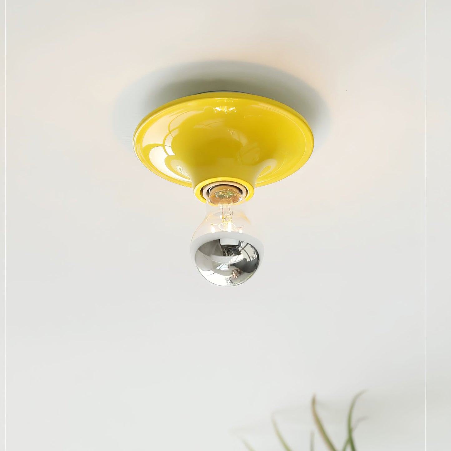 Eclipta Wall Sconce | Metal & Glass | Black, White, Gold, Yellow, Red, Nickel