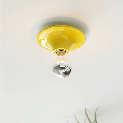 Eclipta Wall Sconce | Metal & Glass | Black, White, Gold, Yellow, Red, Nickel
