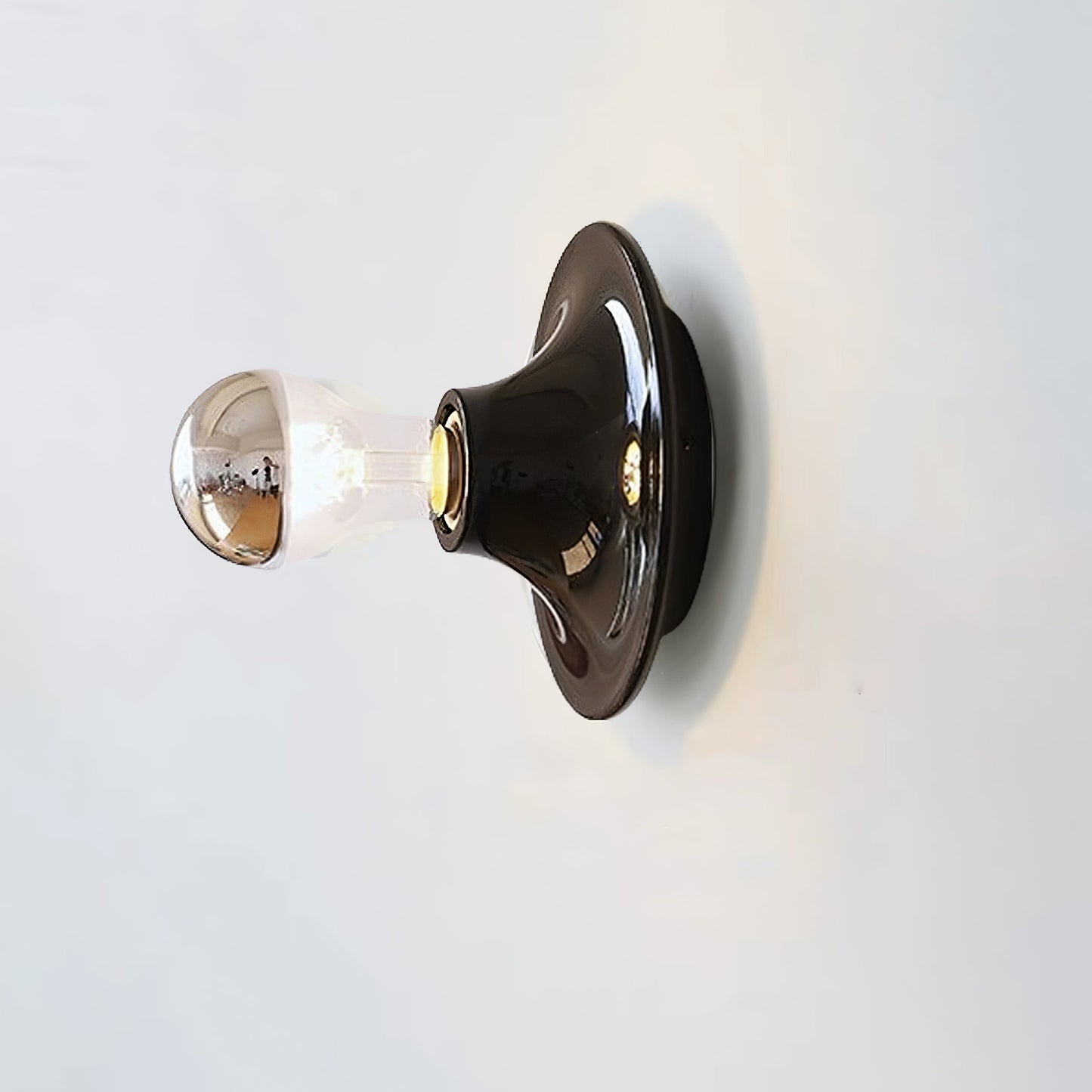 Eclipta Wall Sconce | Metal & Glass | Black, White, Gold, Yellow, Red, Nickel