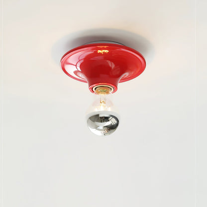 Eclipta Wall Sconce | Metal & Glass | Black, White, Gold, Yellow, Red, Nickel