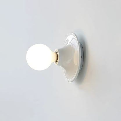 Eclipta Wall Sconce | Metal & Glass | Black, White, Gold, Yellow, Red, Nickel