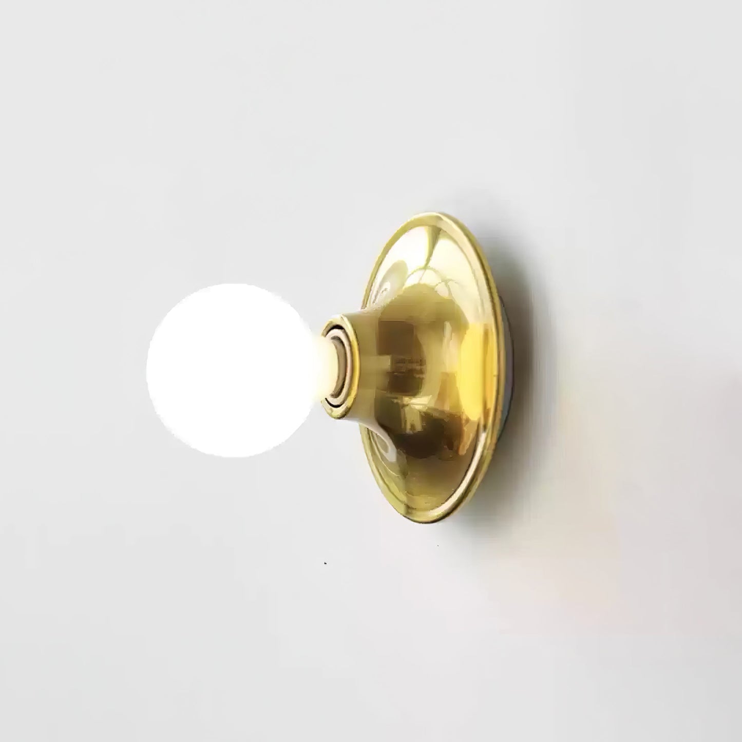 Eclipta Wall Sconce | Metal & Glass | Black, White, Gold, Yellow, Red, Nickel