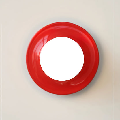 Eclipta Wall Sconce | Metal & Glass | Black, White, Gold, Yellow, Red, Nickel