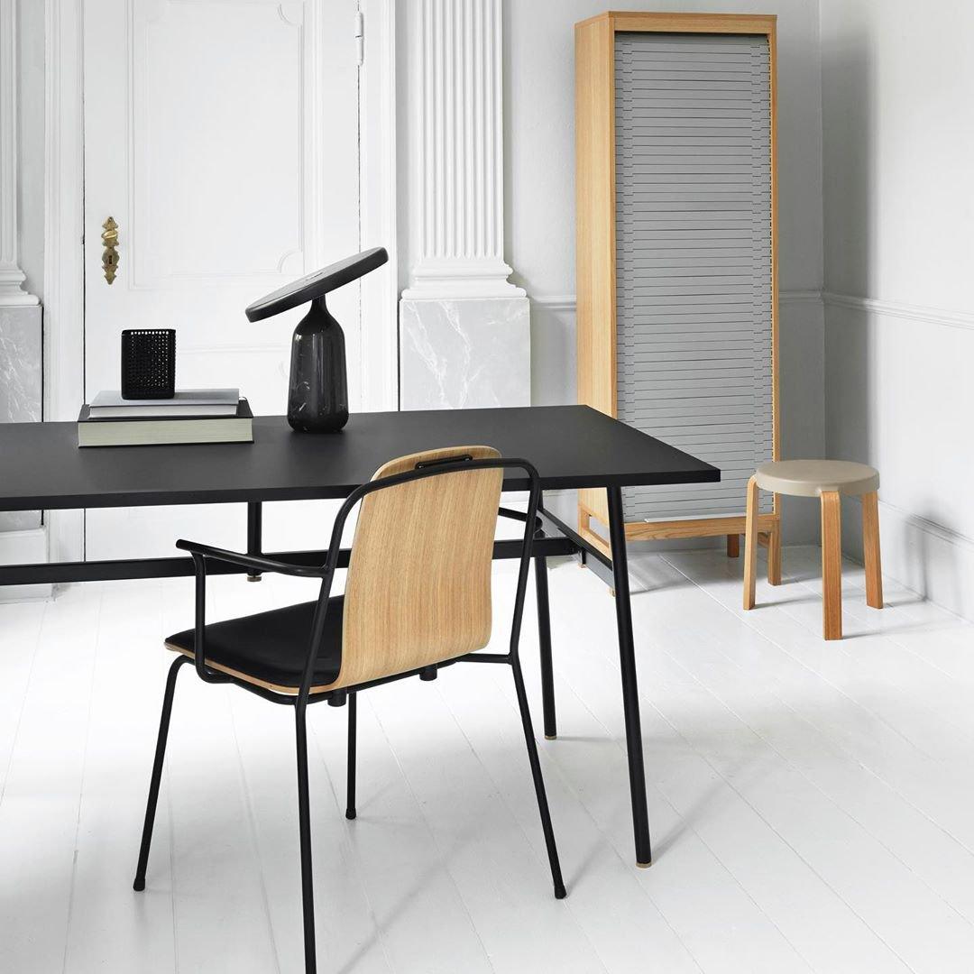 Eddy Table Lamp | Steel & Marble | Black, Grey, White