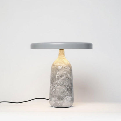 Eddy Table Lamp | Steel & Marble | Black, Grey, White
