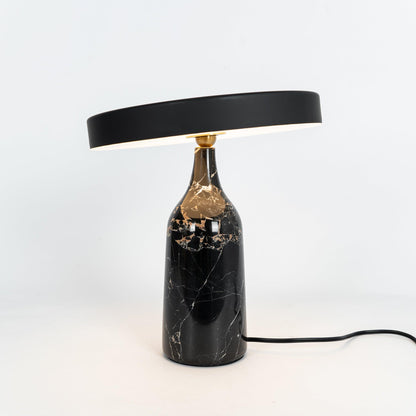 Eddy Table Lamp | Steel & Marble | Black, Grey, White