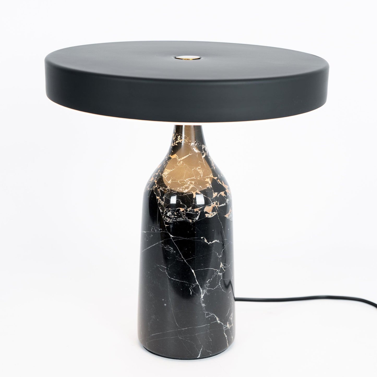 Eddy Table Lamp | Steel & Marble | Black, Grey, White