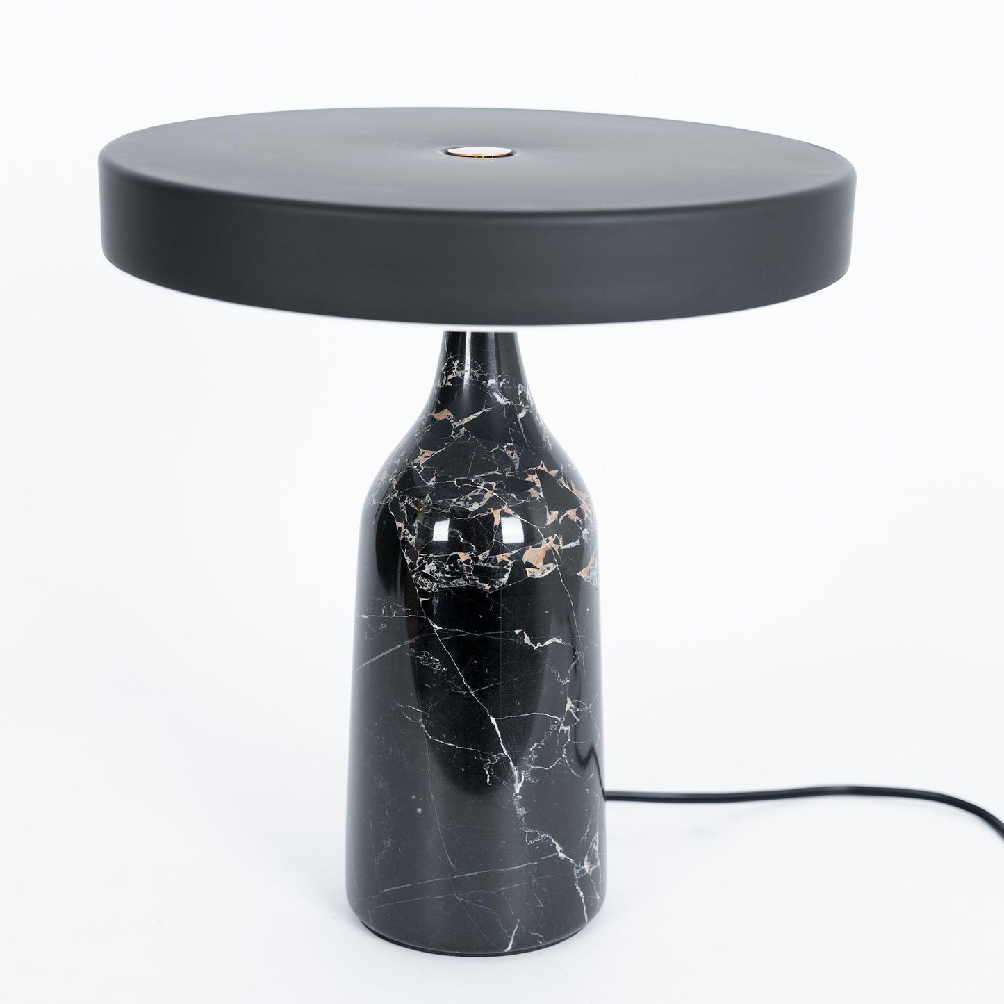 Eddy Table Lamp | Steel & Marble | Black, Grey, White