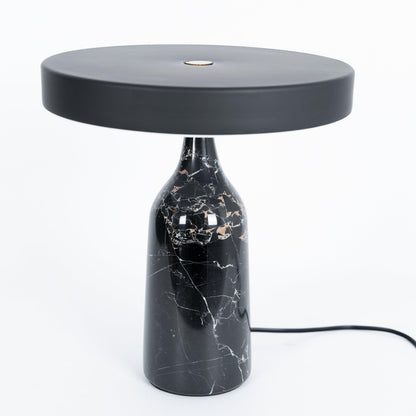 Eddy Table Lamp | Steel & Marble | Black, Grey, White