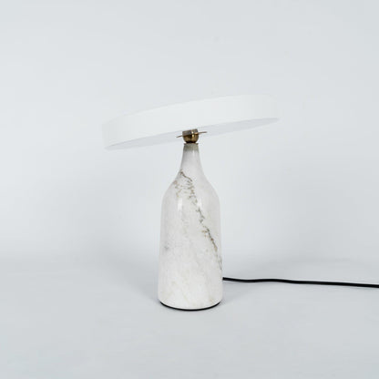 Eddy Table Lamp | Steel & Marble | Black, Grey, White