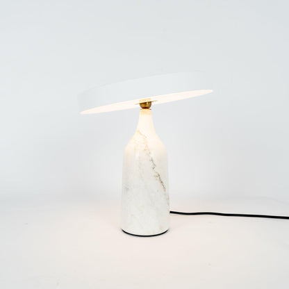 Eddy Table Lamp | Steel & Marble | Black, Grey, White