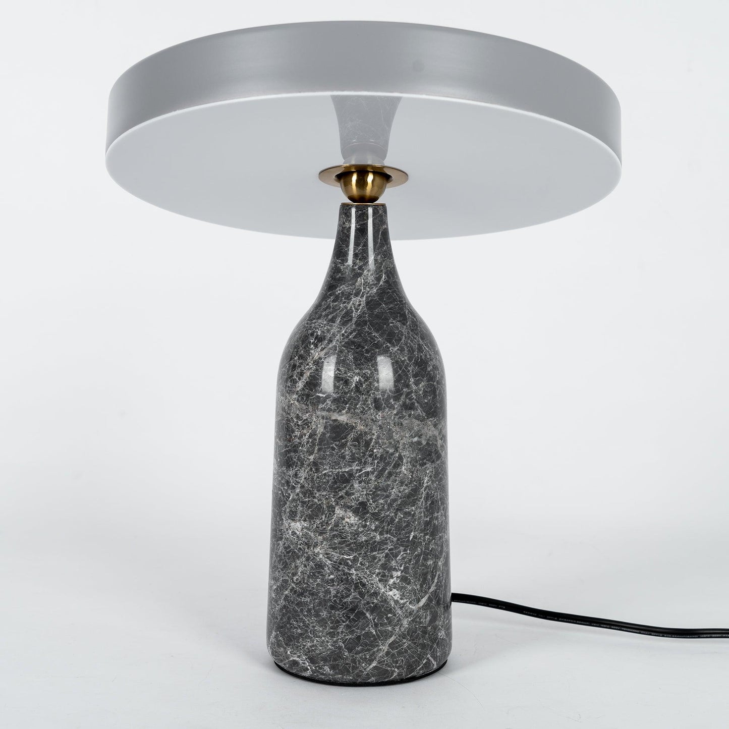 Eddy Table Lamp | Steel & Marble | Black, Grey, White