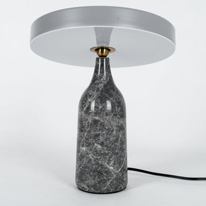 Eddy Table Lamp | Steel & Marble | Black, Grey, White