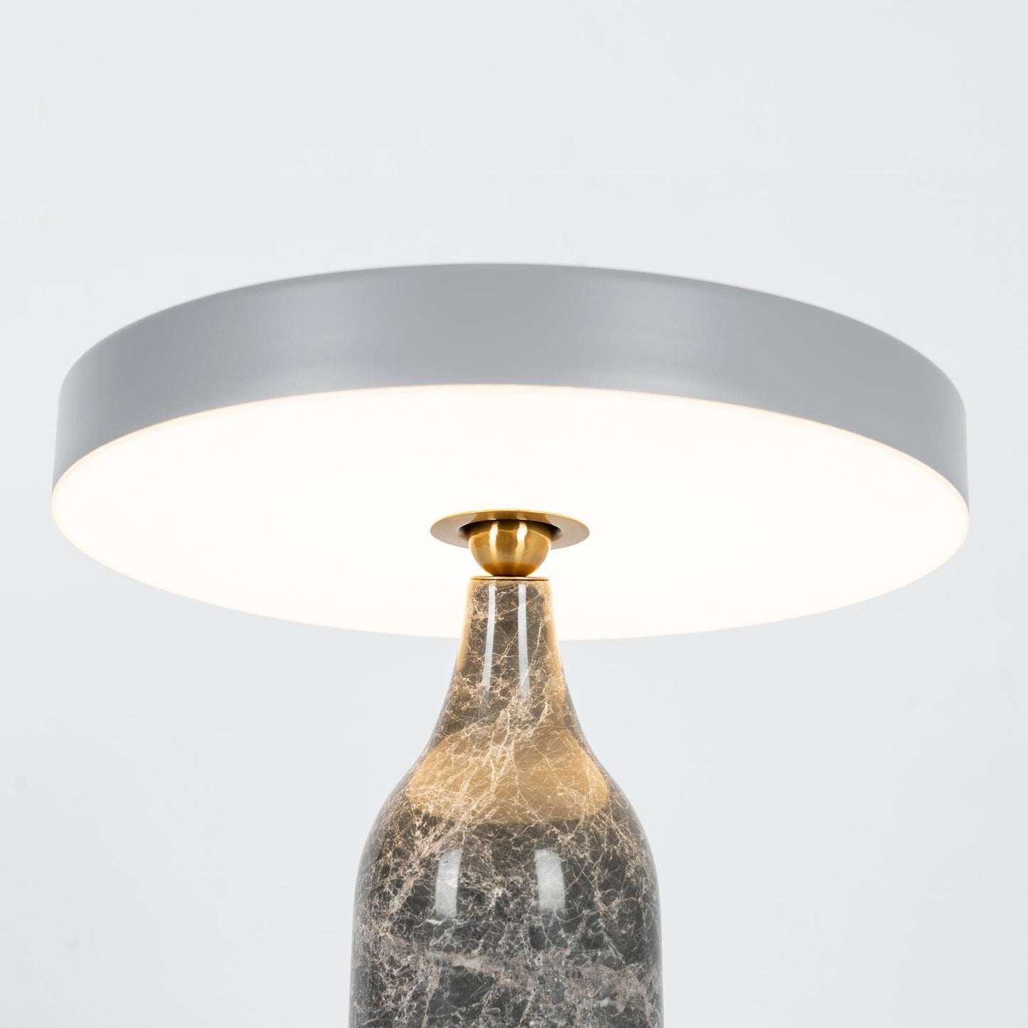 Eddy Table Lamp | Steel & Marble | Black, Grey, White