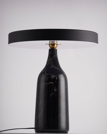 Eddy Table Lamp | Steel & Marble | Black, Grey, White
