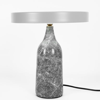 Eddy Table Lamp | Steel & Marble | Black, Grey, White
