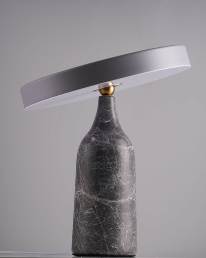 Eddy Table Lamp | Steel & Marble | Black, Grey, White