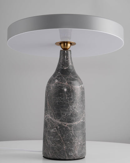 Eddy Table Lamp | Steel & Marble | Black, Grey, White