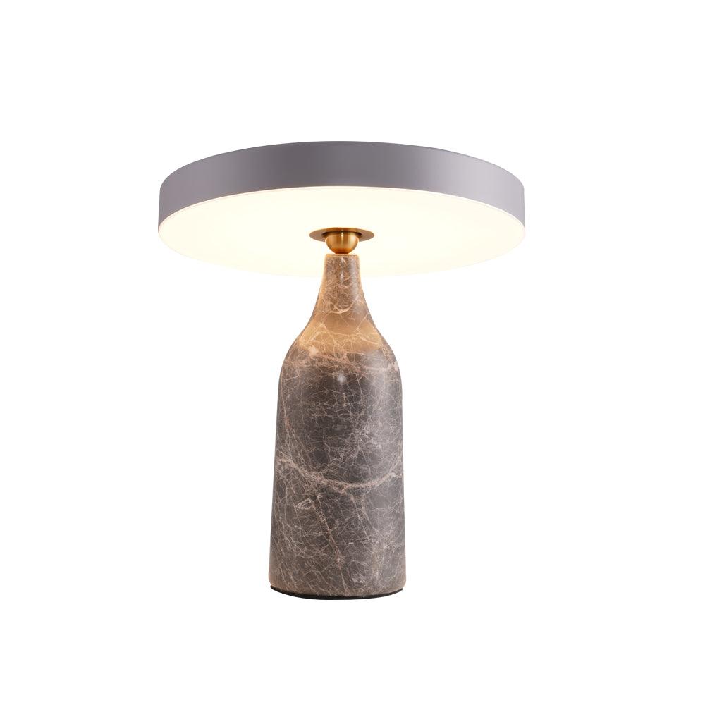 Eddy Table Lamp | Steel & Marble | Black, Grey, White