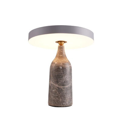 Eddy Table Lamp | Steel & Marble | Black, Grey, White