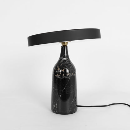 Eddy Table Lamp | Steel & Marble | Black, Grey, White