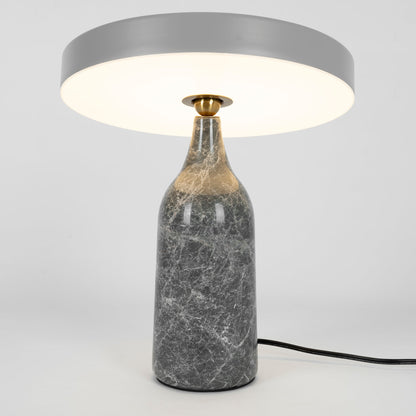 Eddy Table Lamp | Steel & Marble | Black, Grey, White