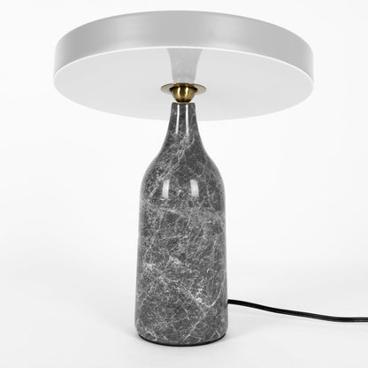 Eddy Table Lamp | Steel & Marble | Black, Grey, White