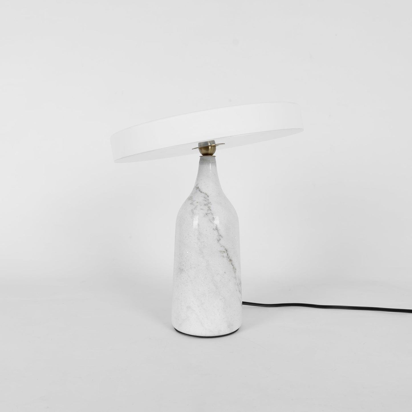 Eddy Table Lamp | Steel & Marble | Black, Grey, White