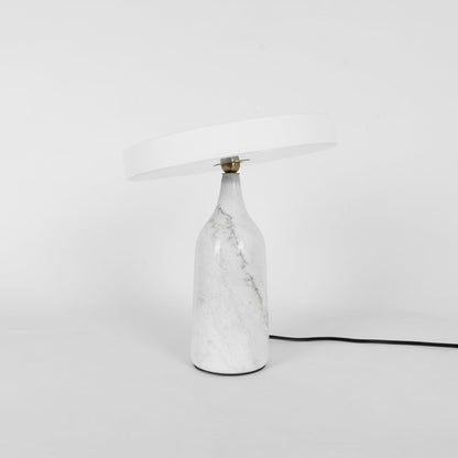 Eddy Table Lamp | Steel & Marble | Black, Grey, White