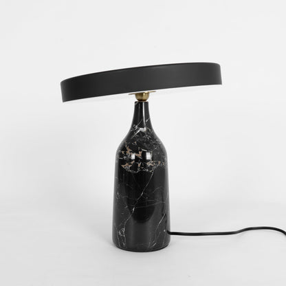 Eddy Table Lamp | Steel & Marble | Black, Grey, White