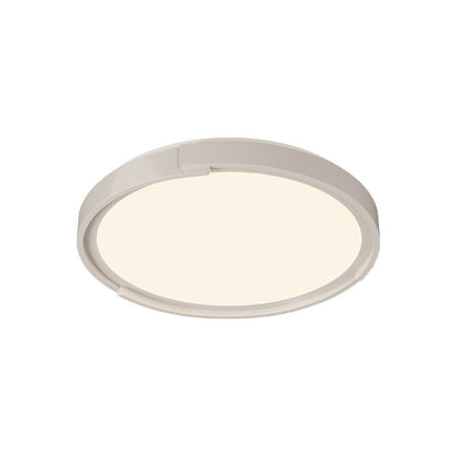 Edge Minimalist Ceiling Light | Metal & PVC | Black or White