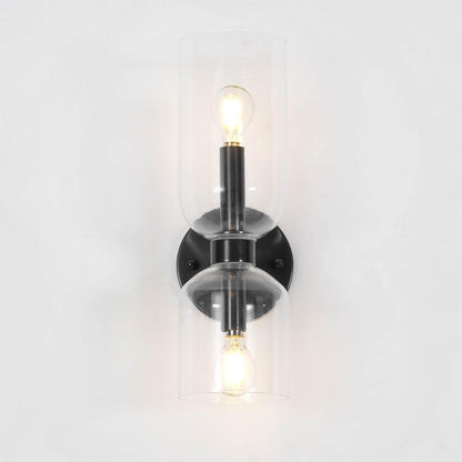 Edie Plug-In Wall Lamp | Brass & Glass | Opal, Smoke Grey, Blue Shades
