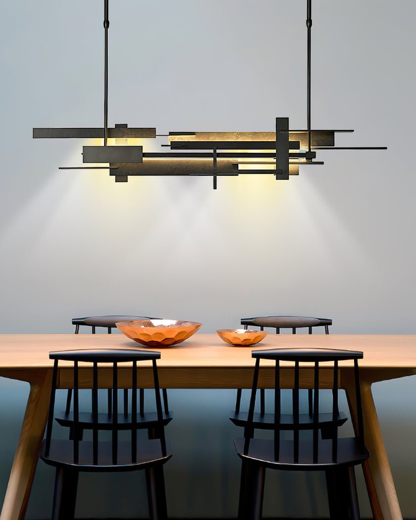 Eithne Planar Pendant Light | Premium Iron | Matte Black