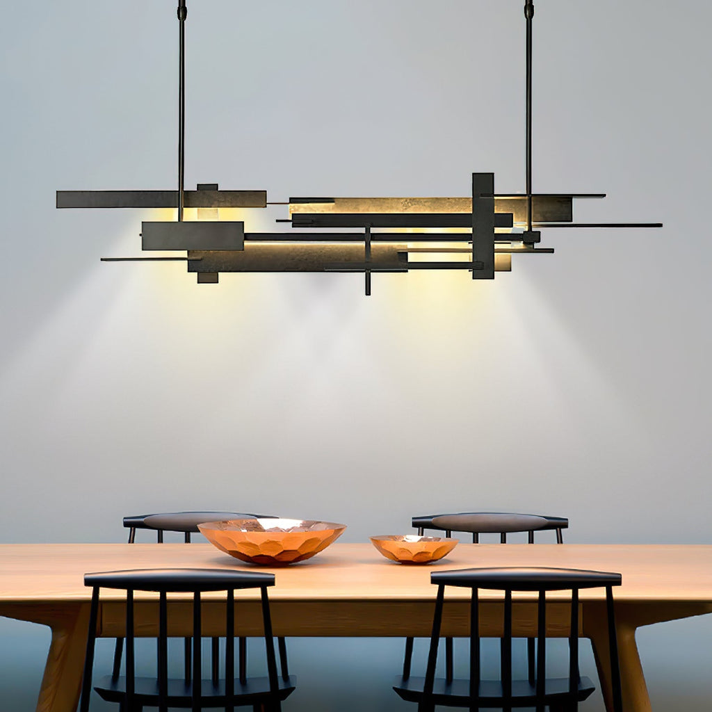 Eithne Planar Pendant Light | Premium Iron | Matte Black