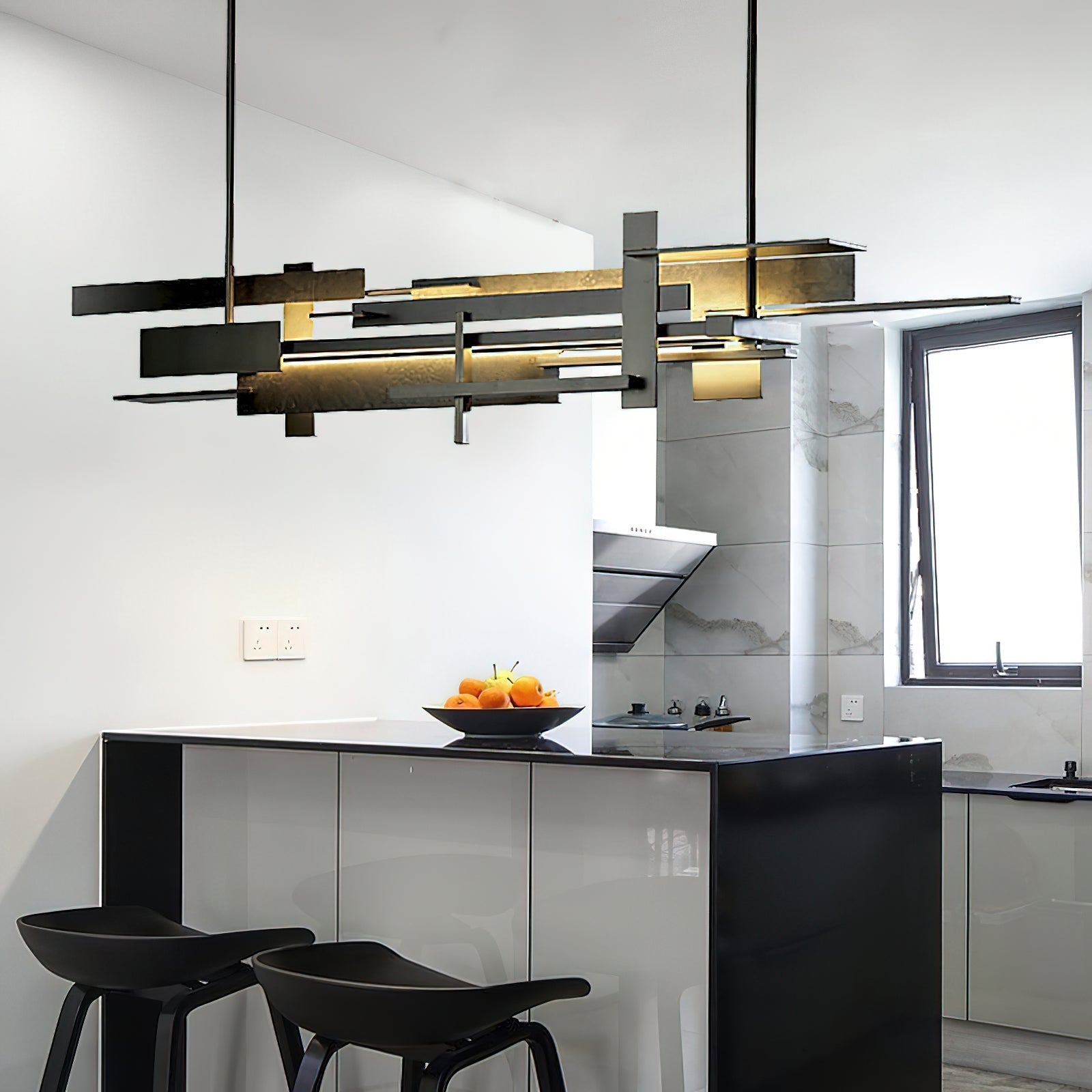 Eithne Planar Pendant Light | Premium Iron | Matte Black