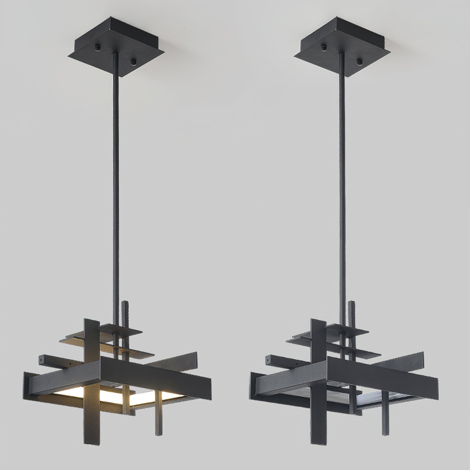 Eithne Planar Pendant Light | Premium Iron | Matte Black