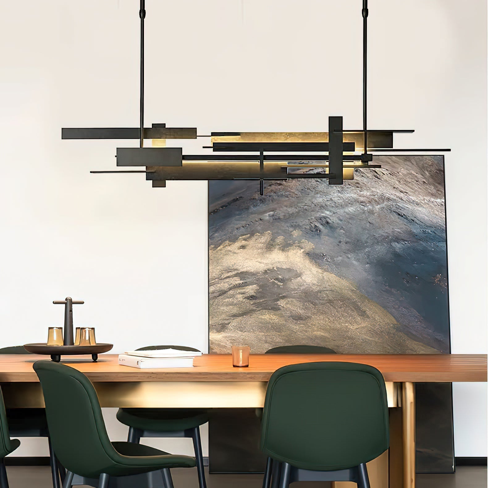 Eithne Planar Pendant Light | Premium Iron | Matte Black