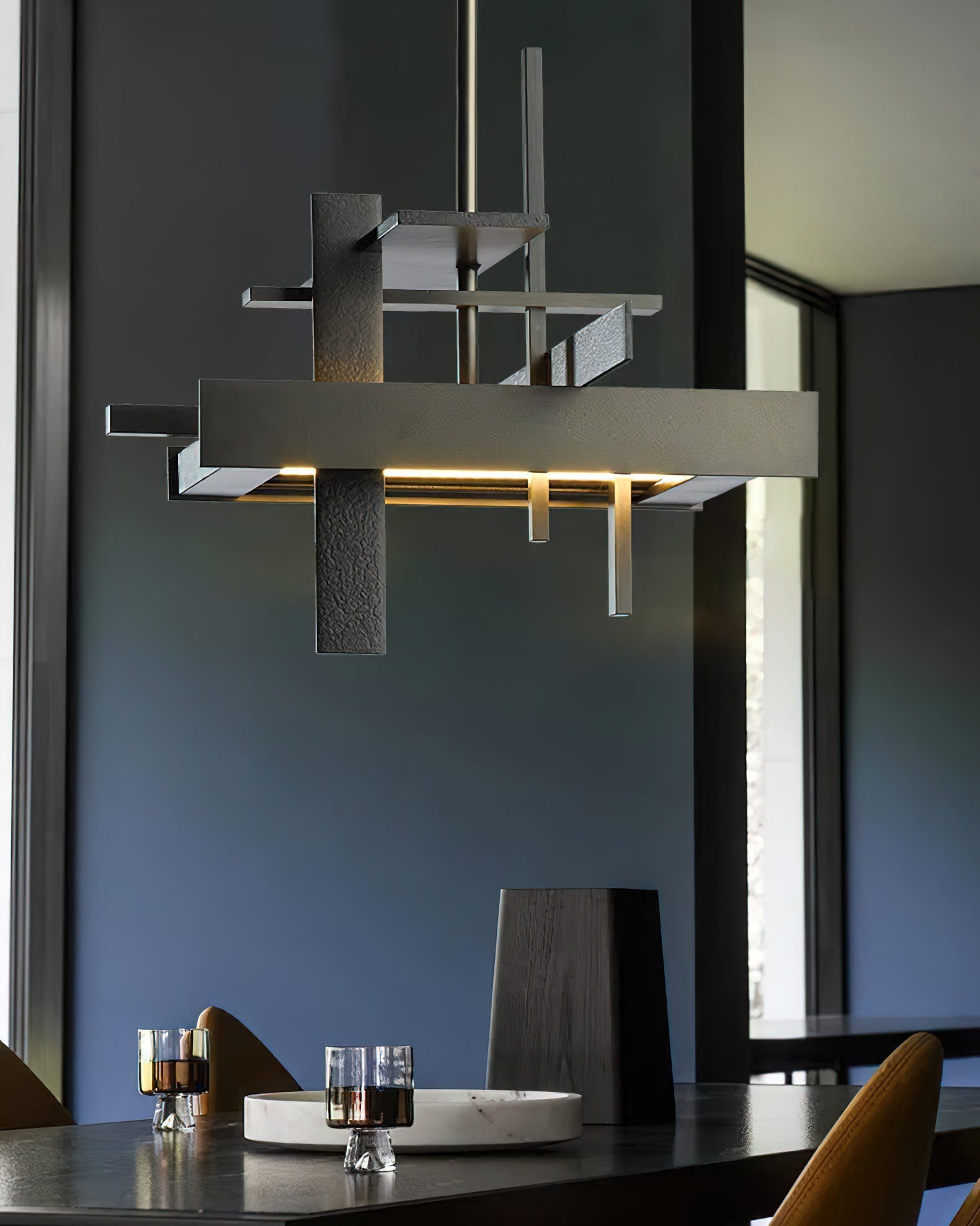 Eithne Planar Pendant Light | Premium Iron | Matte Black