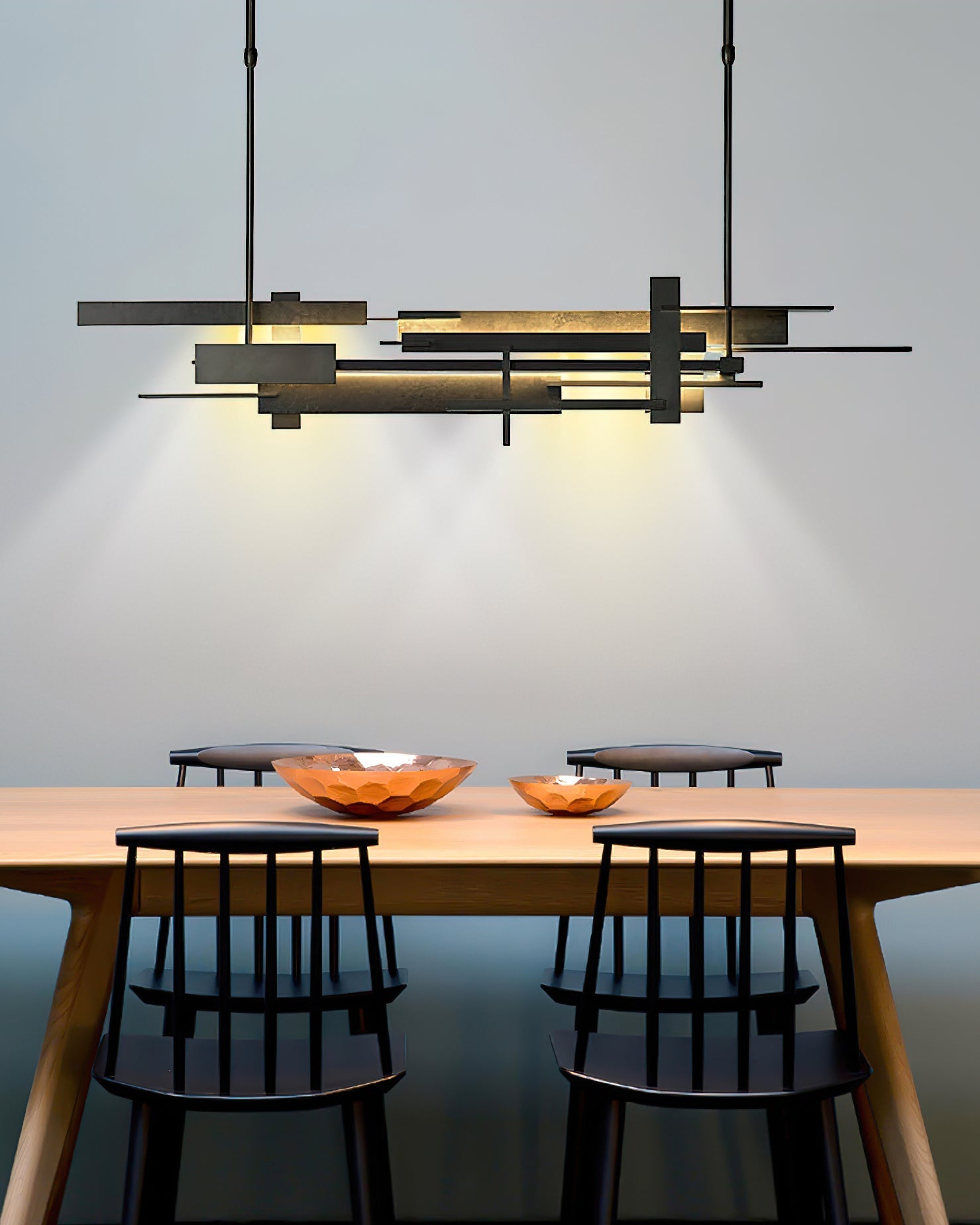Eithne Planar Pendant Light | Premium Iron | Matte Black